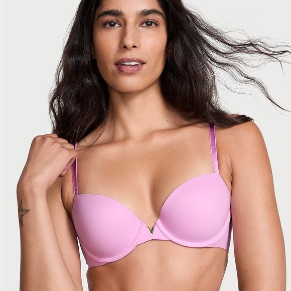 Victoria's Secret Other - NWT!2-for-$70 VS Love Cloud Smooth Lightly Lined Plunge Demi! 38D-Purple/Praline
